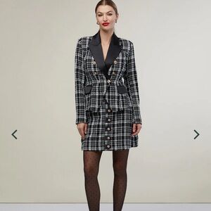 NWT Rachel Parcell tweed mini skirt